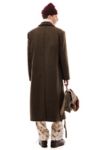 Thumbnail View 2: LC23 Hooded Shetland Wool Longline Coat