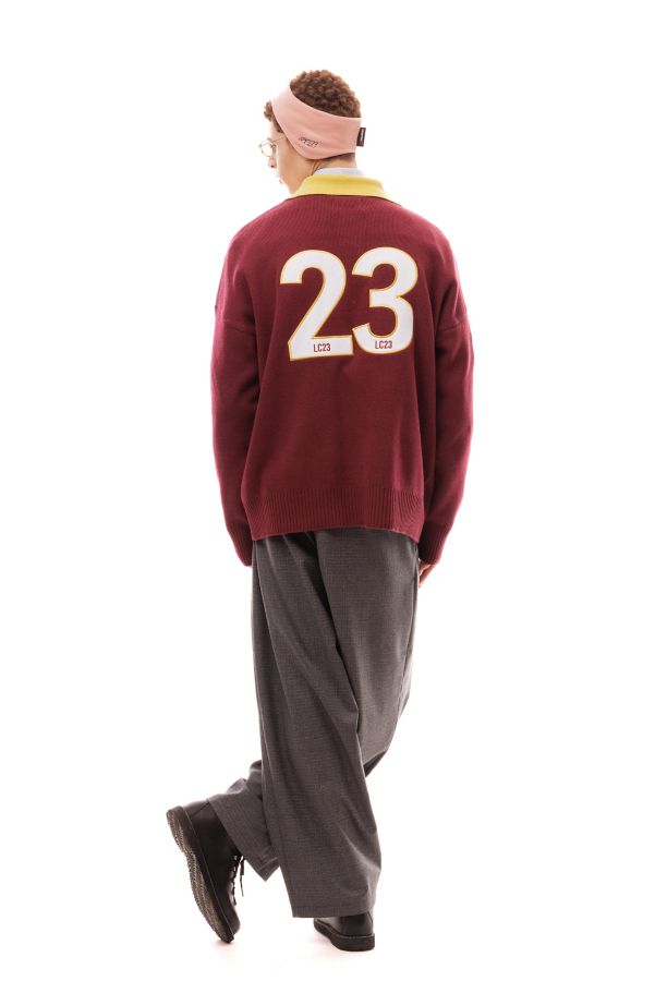 Slide View: 2: LC23 Looney Tunes Roma Polo Pullover Sweater