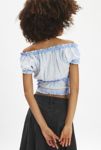 Thumbnail View 3: Kimchi Blue Nicole Scoop Neck Cropped Blouse