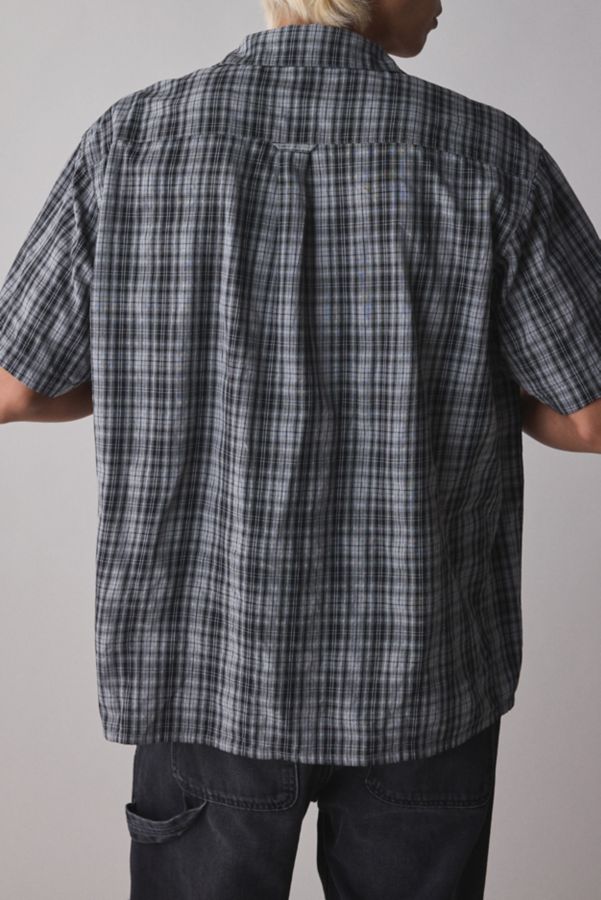 Slide View: 3: WORSHIP SUPPLIES Get A Grip Short Sleeve Button-Down Shirt