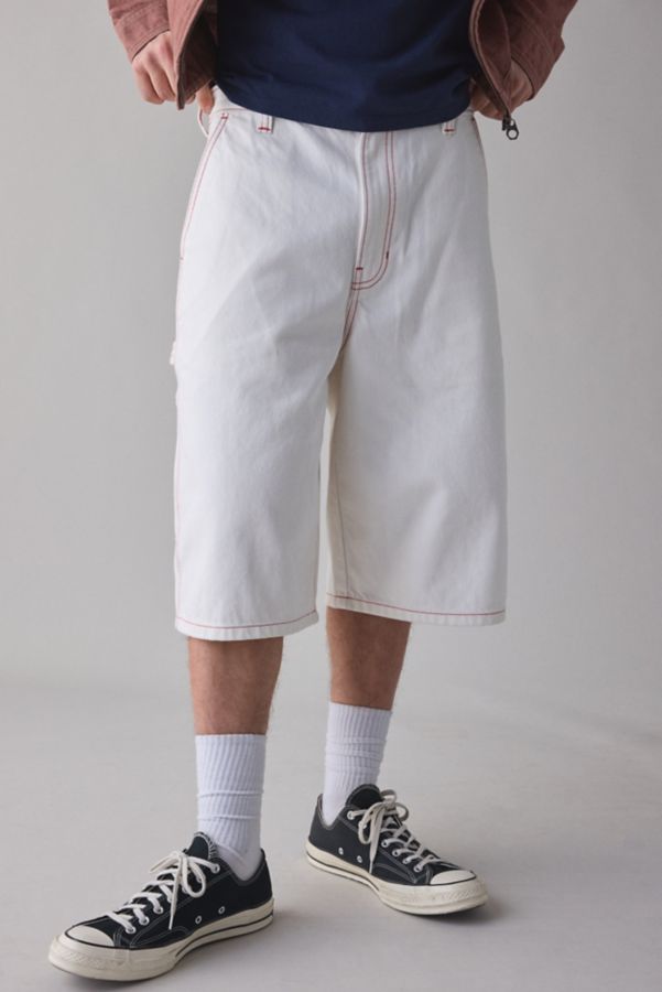 Slide View: 1: Dickies Loose Fit Denim Painter Short