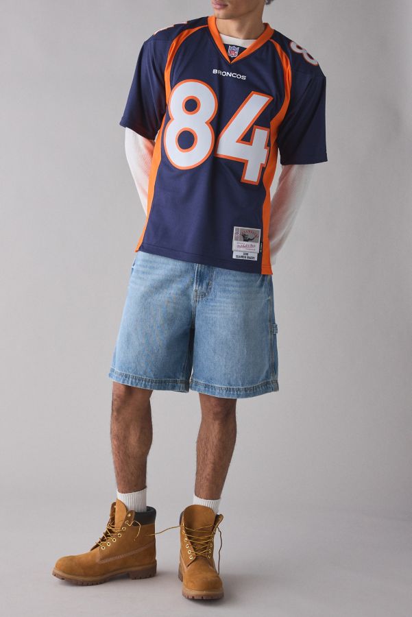 Slide View: 3: Mitchell & Ness NFL Denver Broncos 1998 Shannon Sharpe Throwback Football Jersey