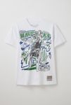 Thumbnail View 1: Mitchell & Ness NBA Dirk Nowitzki Dallas Mavericks Chalked Up Graphic Tee