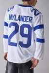 Thumbnail View 2: Mitchell & Ness NHL Toronto Maple Leafs 2018 William Nylander Long Sleeve Hockey Jersey