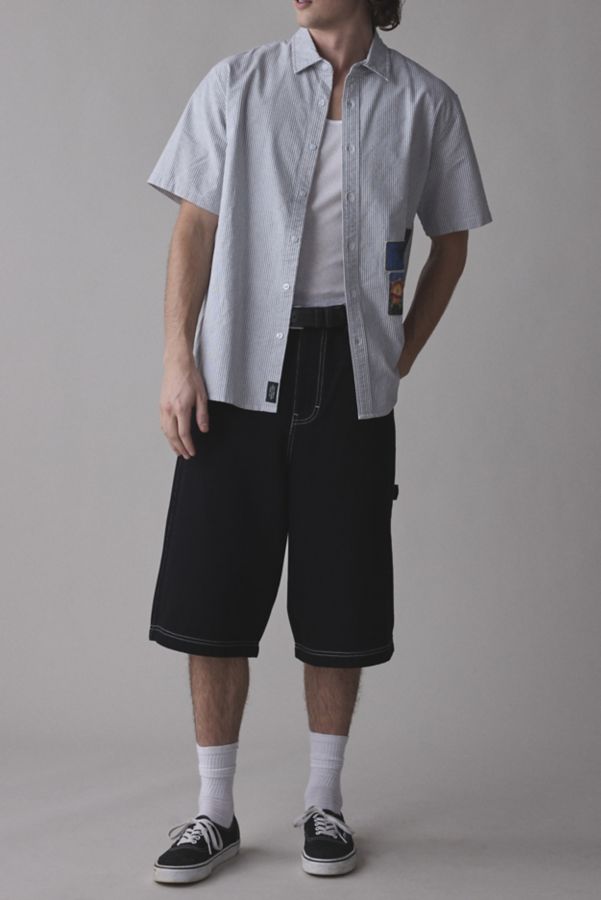 Slide View: 3: THRILLS Come Believe Patched Short Sleeve Shirt