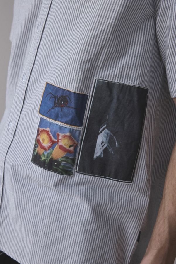 Slide View: 4: THRILLS Come Believe Patched Short Sleeve Shirt