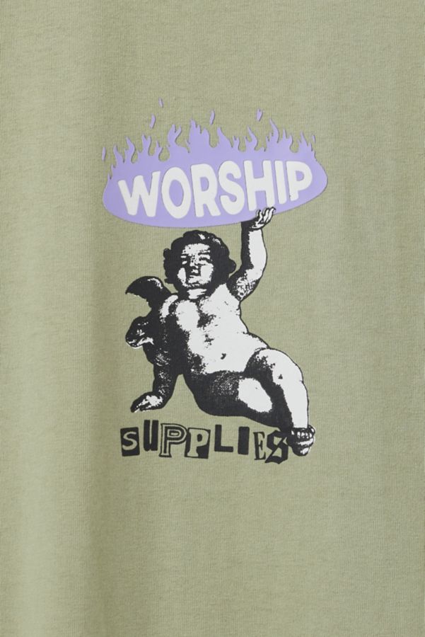 Slide View: 2: WORSHIP SUPPLIES Hold Up Re Up Graphic Tee