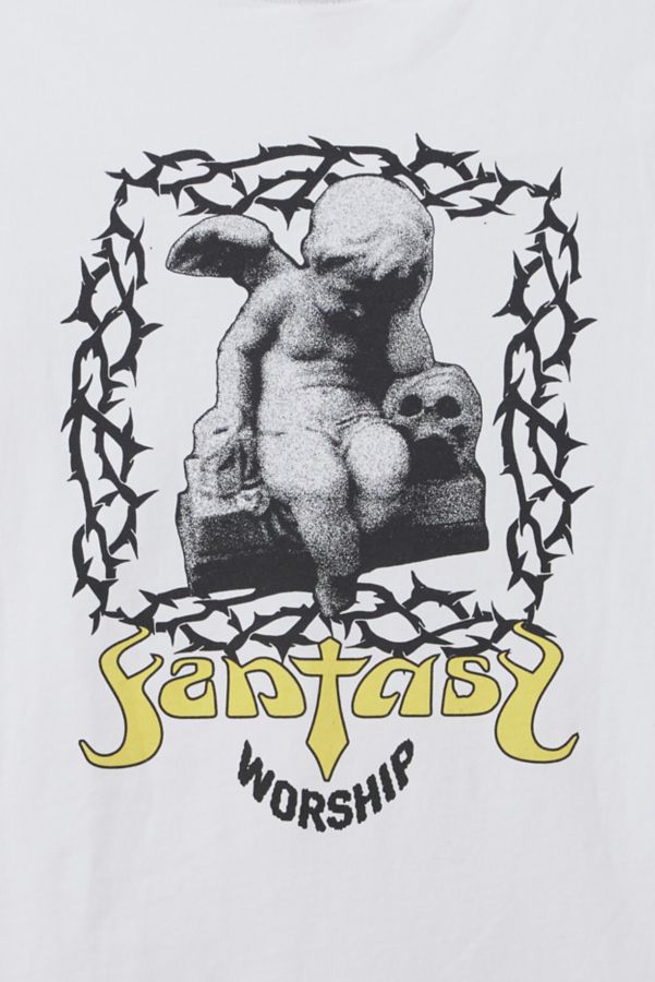 Slide View: 3: WORSHIP SUPPLIES Fantasy Graphic Oversized Tee