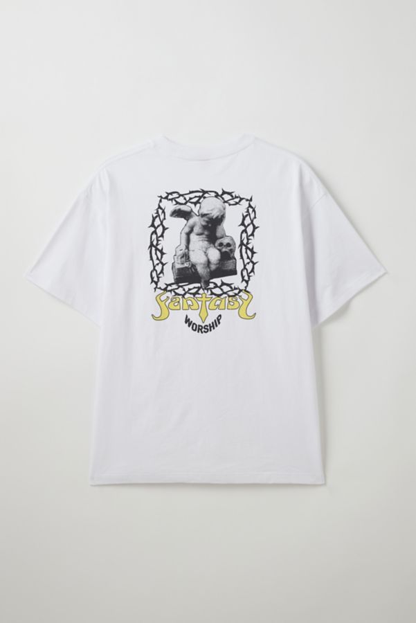 Slide View: 1: WORSHIP SUPPLIES Fantasy Graphic Oversized Tee