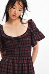 Thumbnail View 3: Kimchi Blue Juniper Plaid Ribbon Trim Mini Dress