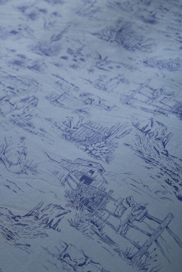 Slide View: 5: Western Toile Duvet Set