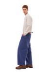 Thumbnail View 1: LC23 Looney Tunes Embroidered Denim Trouser Pant