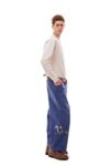 Thumbnail View 2: LC23 Looney Tunes Embroidered Denim Trouser Pant