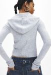 Thumbnail View 4: BDG Monet Knit Full-Zip Hoodie Sweater