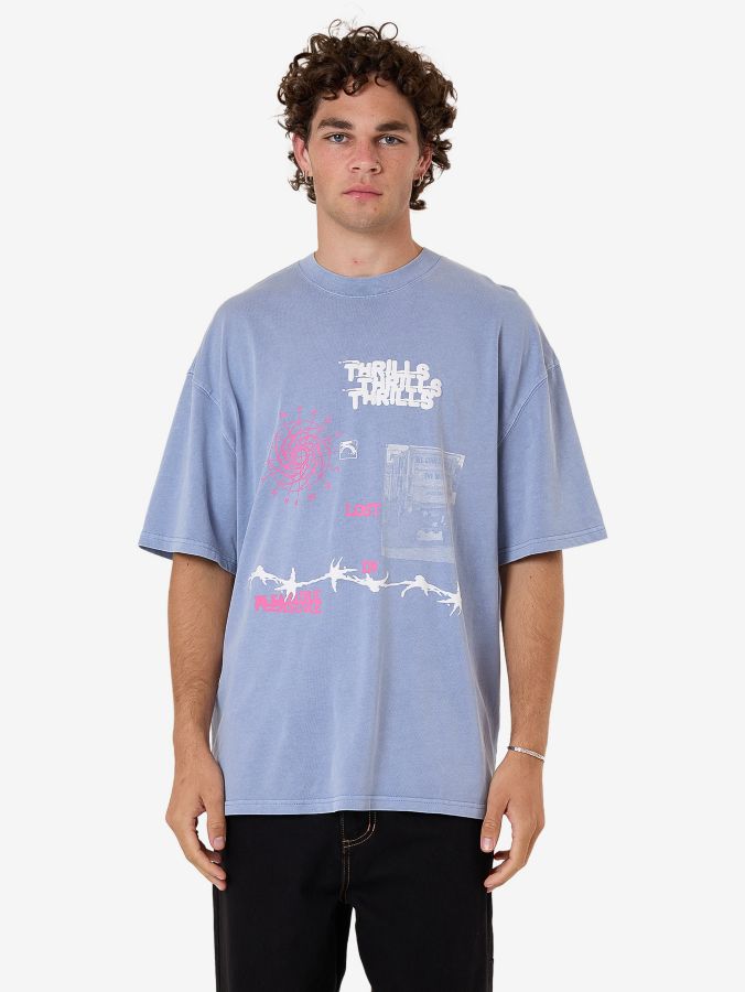 Slide View: 1: THRILLS Connections Boxy Graphic Tee