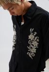 Thumbnail View 1: UO Floral Embroidered Long Sleeve Dress Shirt