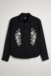 Thumbnail View 2: UO Floral Embroidered Long Sleeve Dress Shirt