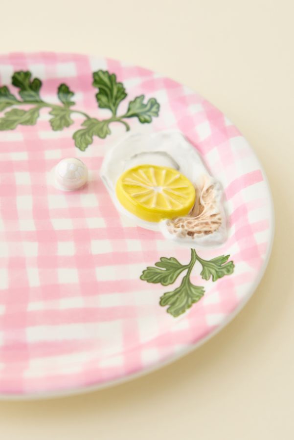 Slide View: 3: Lana Patterned Dinner Plate