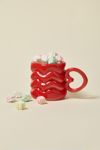 Thumbnail View 1: Heart Handle Puffy Ceramic Mug