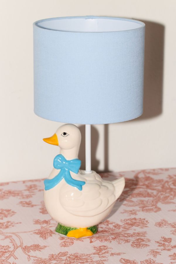 Slide View: 2: Ceramic Goose Shape Table Lamp