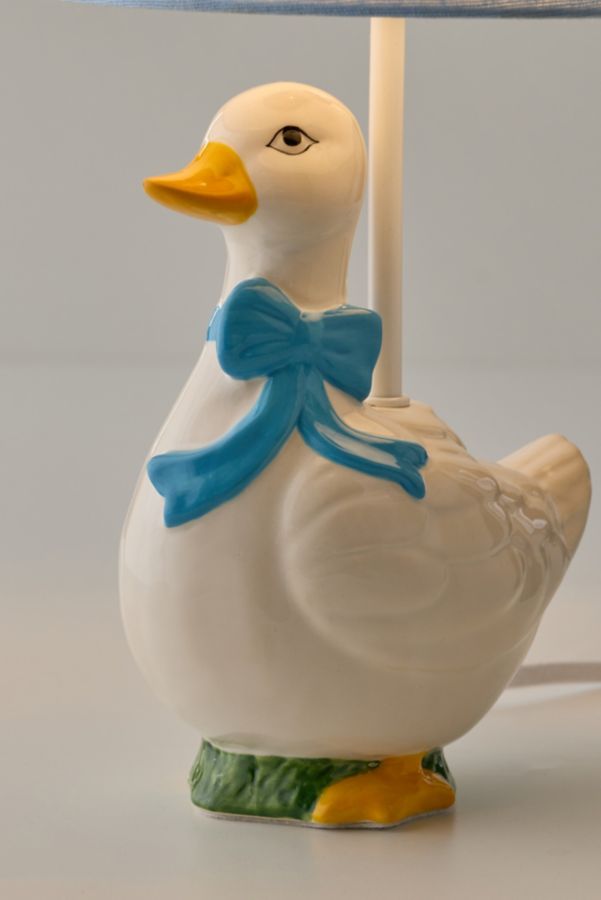 Slide View: 5: Ceramic Goose Shape Table Lamp