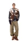 Thumbnail View 1: LC23 Cow Print Faux Fur Zip Front Vest