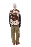 Thumbnail View 3: LC23 Cow Print Faux Fur Zip Front Vest