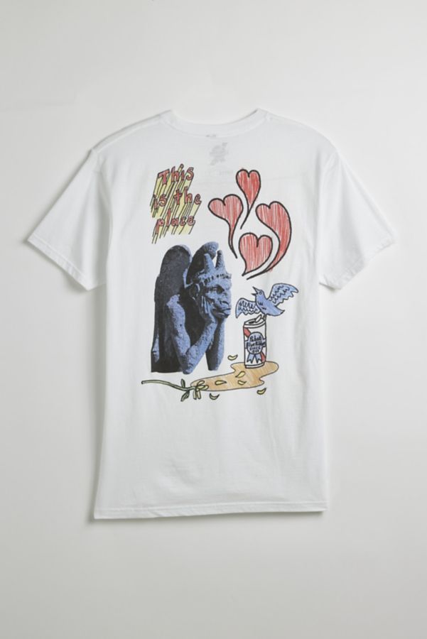 Slide View: 1: T-shirt Cœur Pabst Blue Ribbon