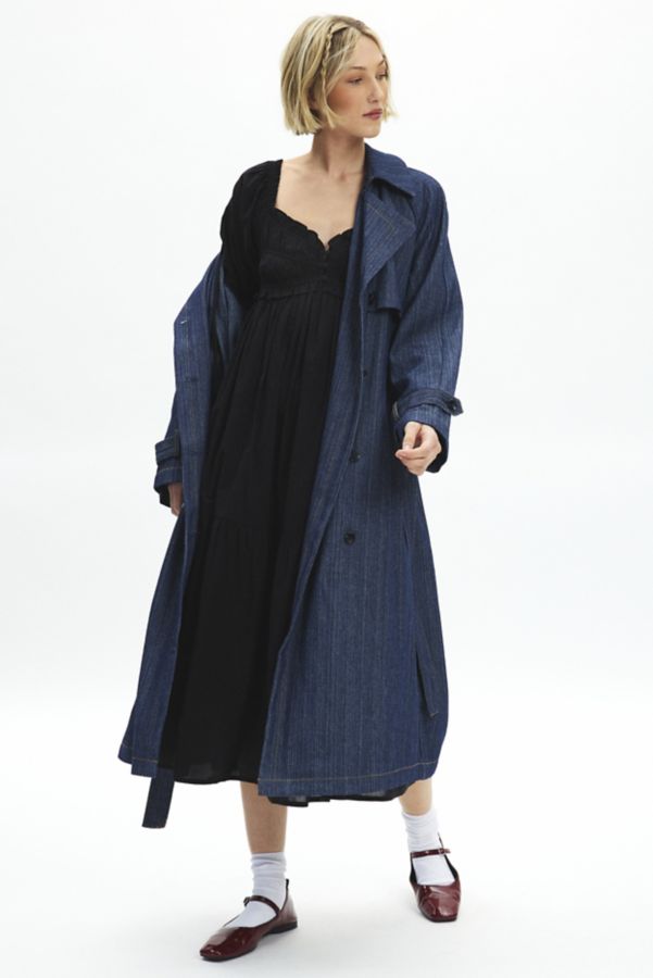 Slide View: 5: Kimchi Blue Fiona Long Sleeve Babydoll Midi Dress