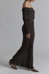 Thumbnail View 3: AFRM Tamlin Off-The-Shoulder Sheer Sweater Maxi Dress