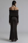 Thumbnail View 4: AFRM Tamlin Off-The-Shoulder Sheer Sweater Maxi Dress