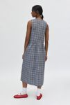 Thumbnail View 4: Motel Prelith Tie-Front Bow Gingham Midi Dress