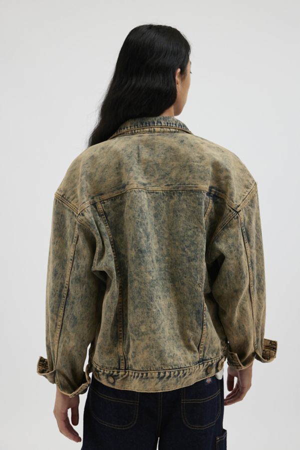 Slide View: 4: Urban Renewal Remade Dirty Denim Jacket