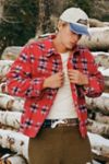 Thumbnail View 1: BDG Cabin Plaid Long Sleeve Overshirt