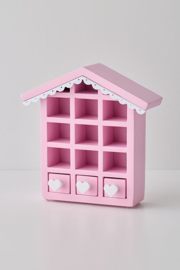 Slide View: 4: Dollhouse Coquette Jewelry Cabinet Shelf