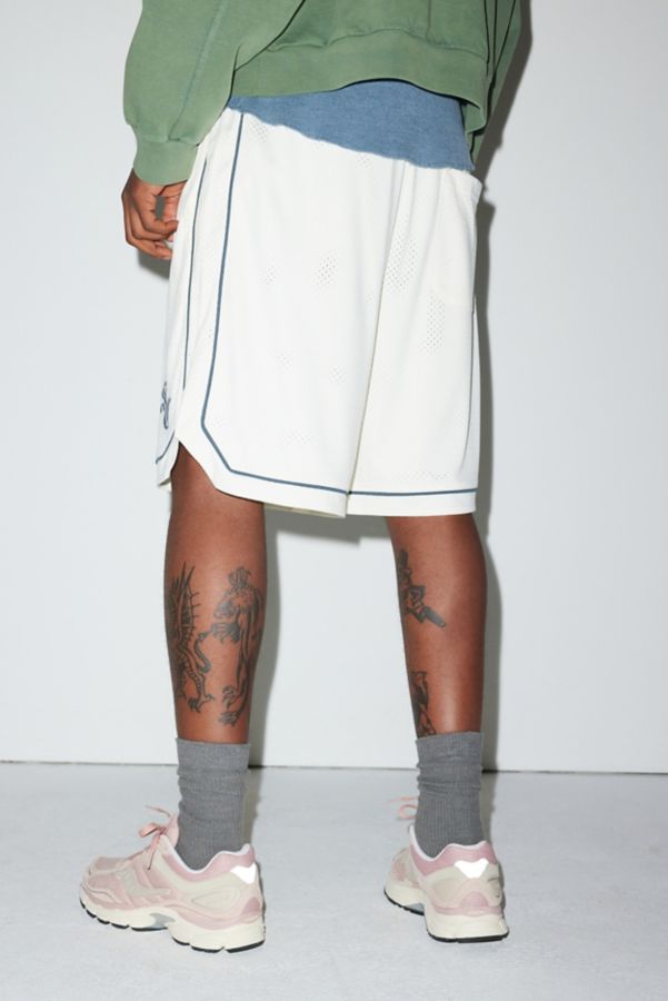 Slide View: 2: Standard Cloth Longline Mesh Basketball Short