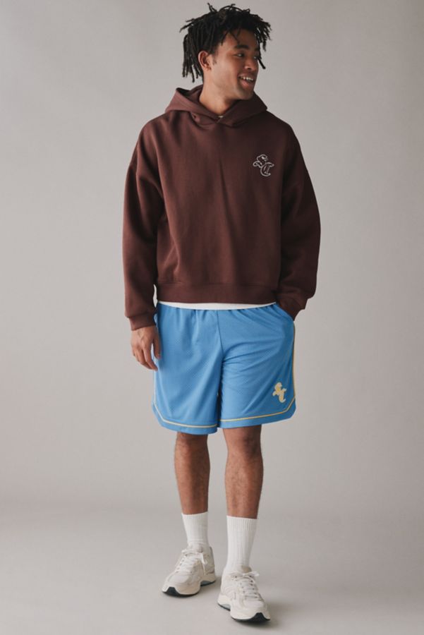 Slide View: 4: Standard Cloth Longline Mesh Basketball Short