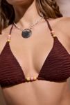 Thumbnail View 2: Dippin’ Daisy’s Bali Mocha Crinkle Triangle Bikini Top