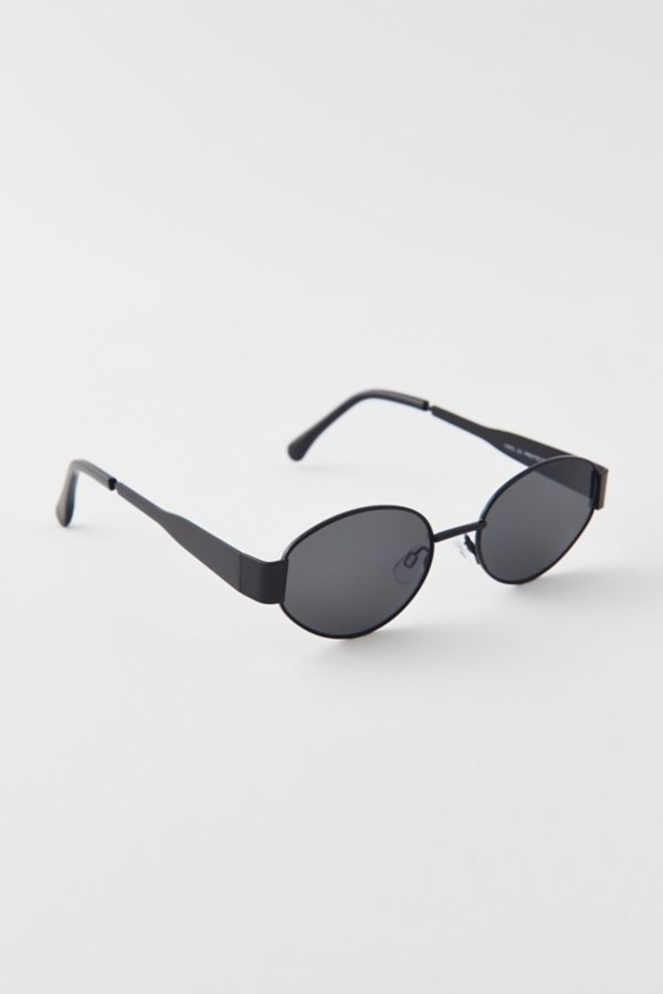 Slide View: 2: Agent Slim Oval Sunglasses