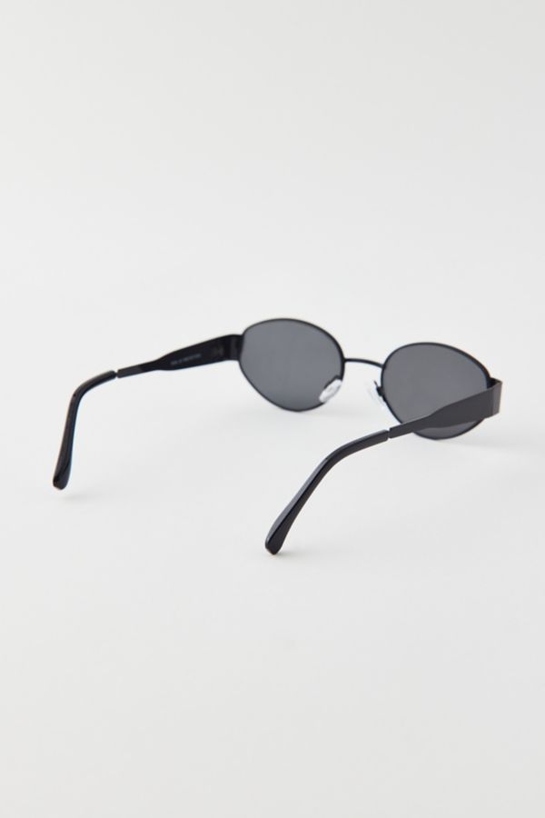 Slide View: 4: Agent Slim Oval Sunglasses