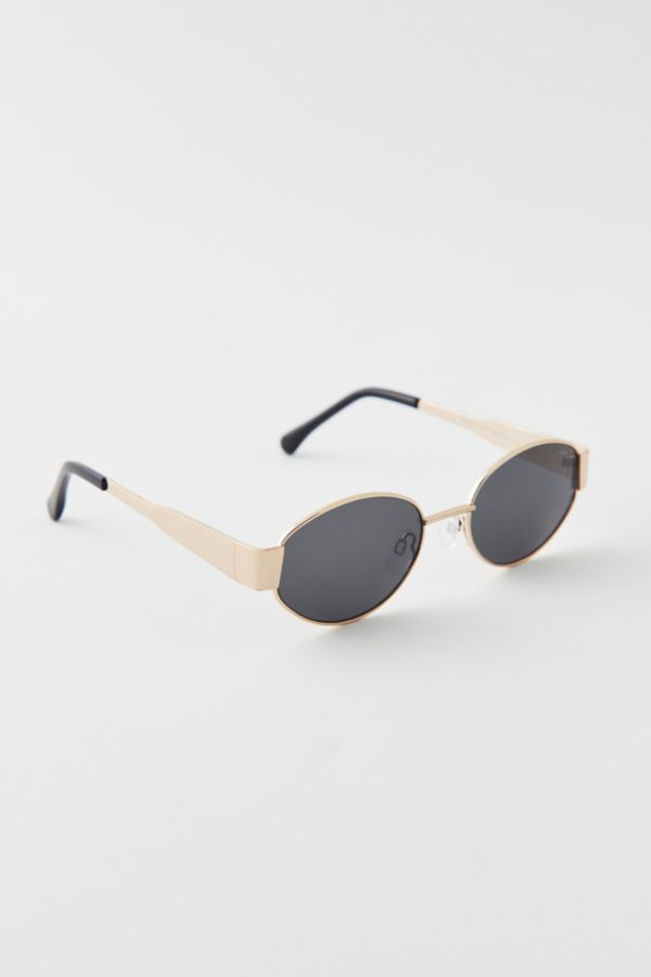 Slide View: 2: Agent Slim Oval Sunglasses