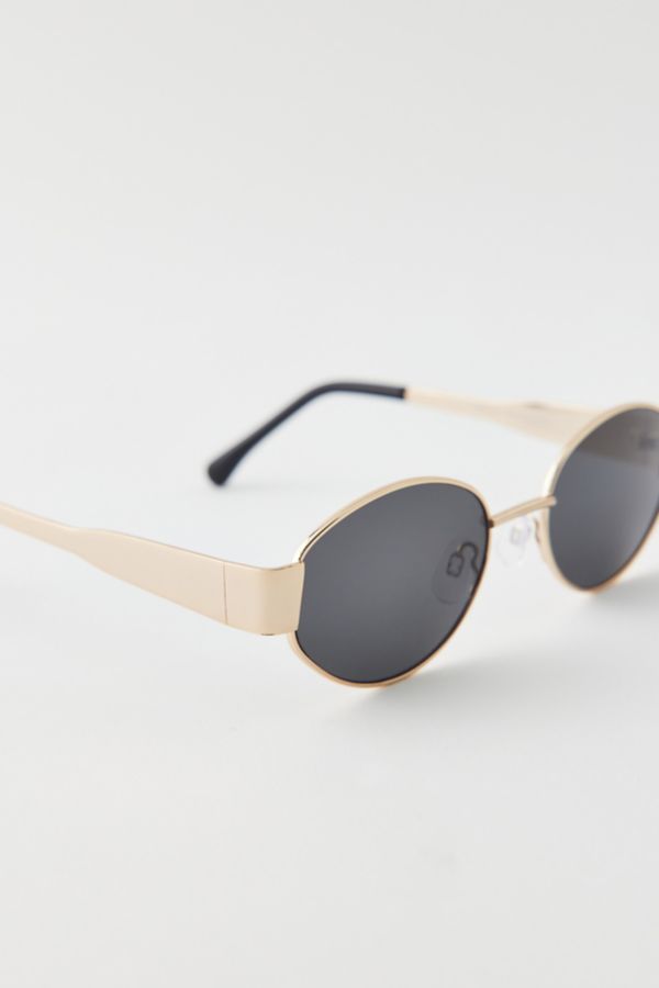 Slide View: 3: Agent Slim Oval Sunglasses