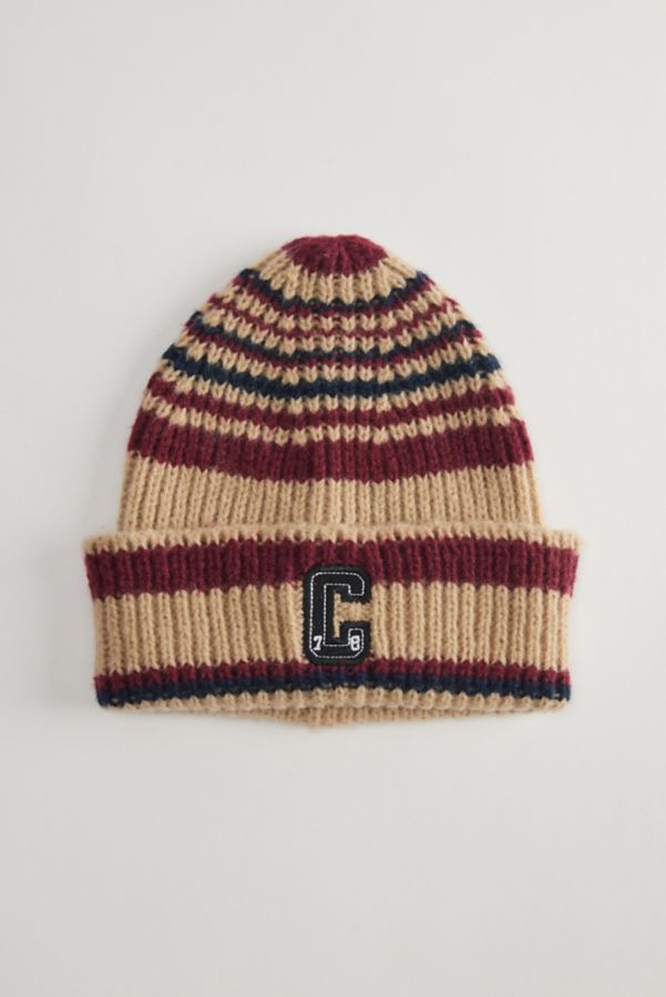 Slide View: 2: Chaps Stripe Cuffed Beanie