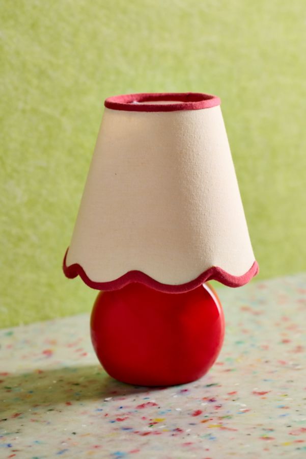 Slide View: 1: Mini Scallop Lamp Shade