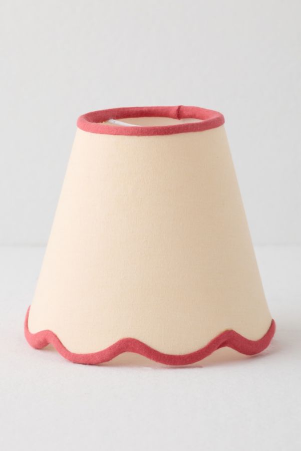 Slide View: 2: Mini Scallop Lamp Shade