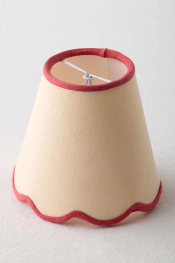 Slide View: 3: Mini Scallop Lamp Shade