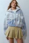 Thumbnail View 3: Kimchi Blue Snow Bunny Printed Piled Fleece Zip-Up Jacket