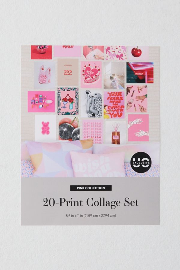 Slide View: 3: Pink Art Print Collage Kit