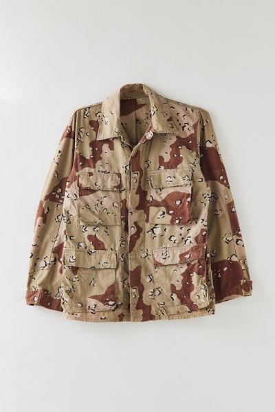Vintage Camo Shirt Jacket