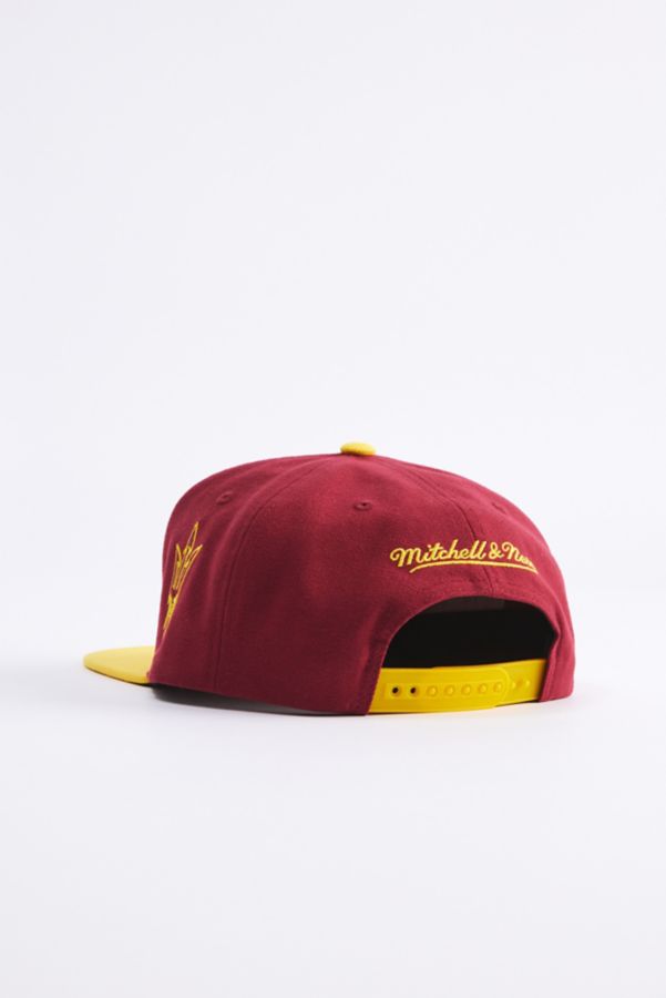 Slide View: 3: Casquette Mitchell & Ness NCAA Arizona State Sun Devils avec Bouton-Pression